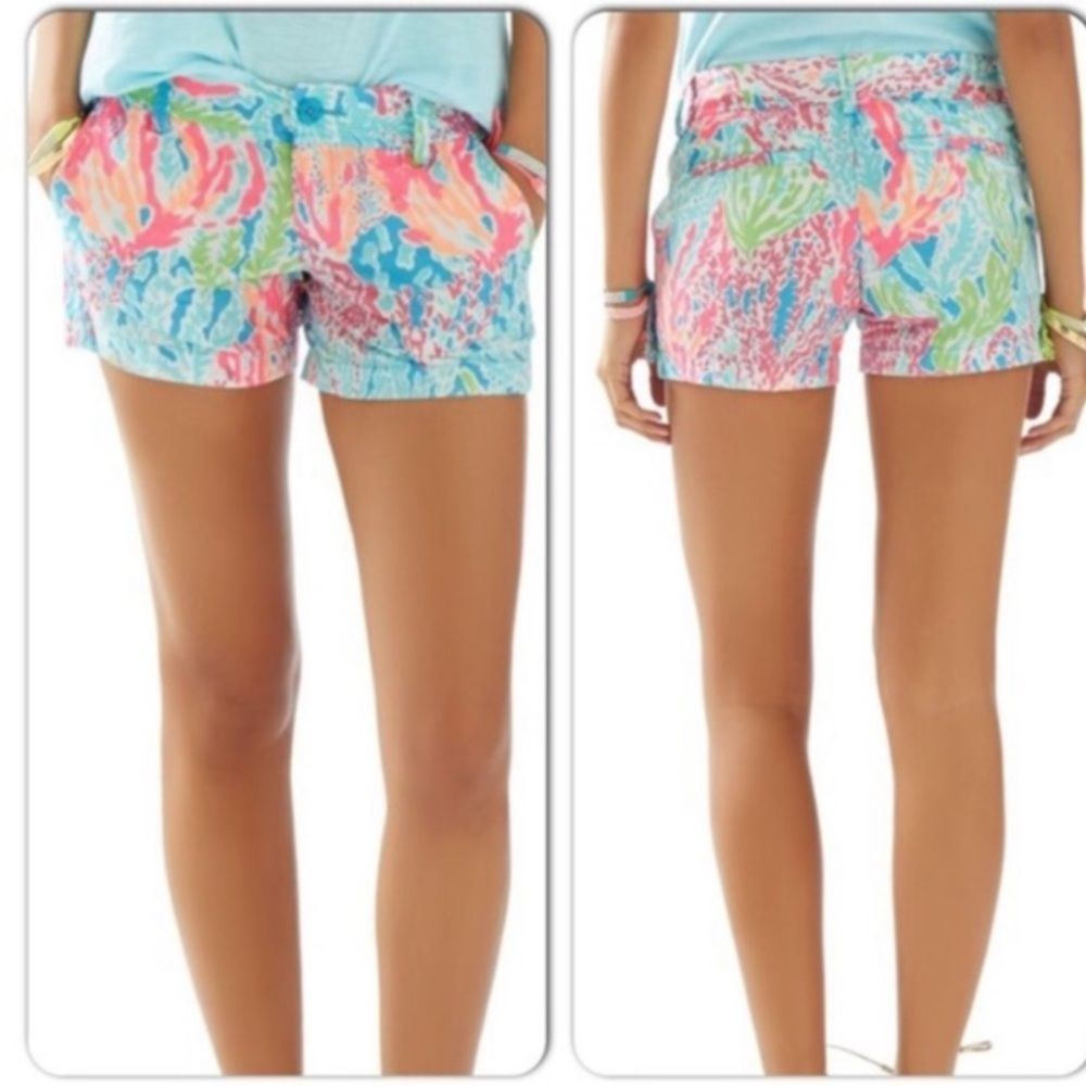 Lilly Pulitzer Callahan Shorts Let’s Cha Cha NWT